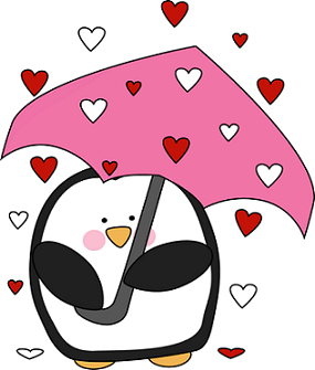 Valentines-Penguin-Raining-Hearts