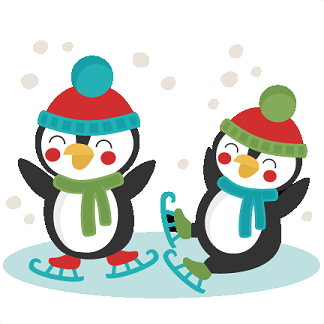 penguins-ice-skating